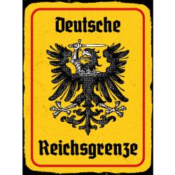 Blechschild - Adler Reichtsgrenze