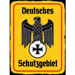 Blechschild - Adler Schutzgebiet