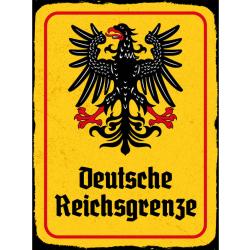 Blechschild - Adler D. Reichsgrenze