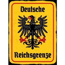 Blechschild - Adler Reichtsgrenze