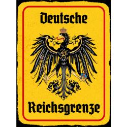 Blechschild - Adler Reichtsgrenze