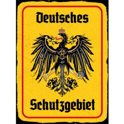 Blechschild - Adler Schutzgebiet