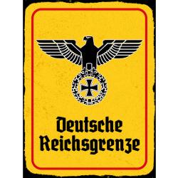 Blechschild - Adler D. Reichsgrenze