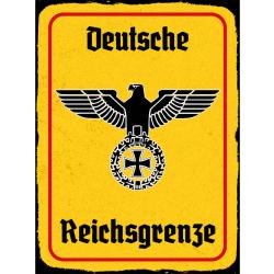 Blechschild - Adler Reichtsgrenze