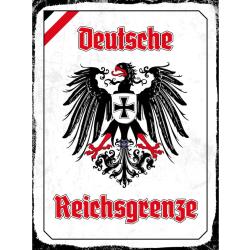 Blechschild - Adler Reichtsgrenze