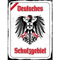 Blechschild - Adler Schutzgebiet