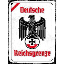 Blechschild - Adler Reichtsgrenze