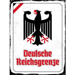 Blechschild - Adler D. Reichsgrenze