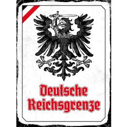 Blechschild - Adler D. Reichsgrenze