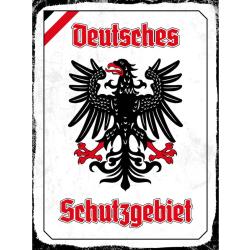 Blechschild - Adler Schutzgebiet