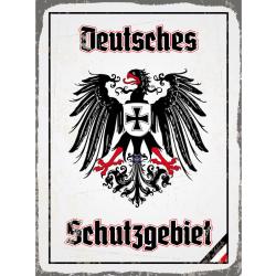 Blechschild - Adler Schutzgebiet