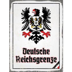 Blechschild - Adler D. Reichsgrenze