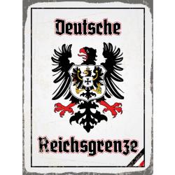 Blechschild - Adler Reichtsgrenze