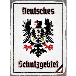 Blechschild - Adler Schutzgebiet