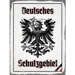 Blechschild - Adler Schutzgebiet