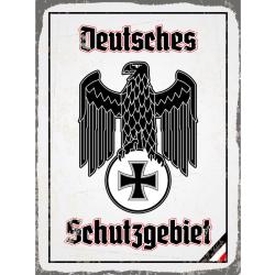 Blechschild - Adler Schutzgebiet