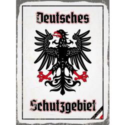 Blechschild - Adler Schutzgebiet