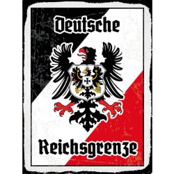 Blechschild - Adler Reichtsgrenze