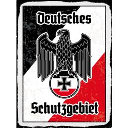 Blechschild - Adler Schutzgebiet