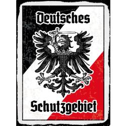 Blechschild - Adler Schutzgebiet