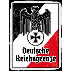 Blechschild - Adler D. Reichsgrenze