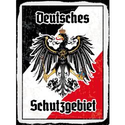 Blechschild - Adler Schutzgebiet