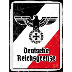 Blechschild - Adler D. Reichsgrenze