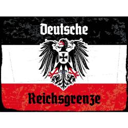 Blechschild - Adler D. Reichsgrenze