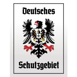 Blechschild - Adler Schutzgebiet