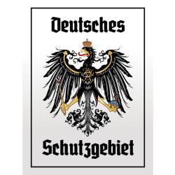 Blechschild - Adler Schutzgebiet