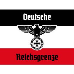 Blechschild - Adler D. Reichsgrenze