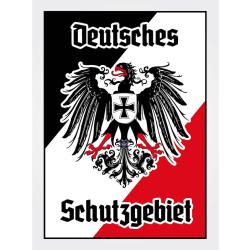 Blechschild - Adler Schutzgebiet