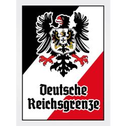 Blechschild - Adler D. Reichsgrenze