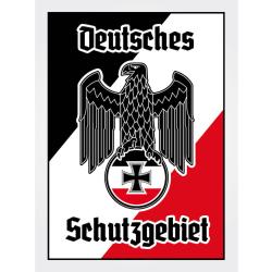 Blechschild - Adler Schutzgebiet