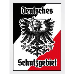 Blechschild - Adler Schutzgebiet