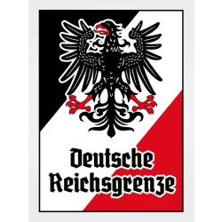 Blechschild - Adler D. Reichsgrenze