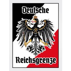 Blechschild - Adler Reichtsgrenze