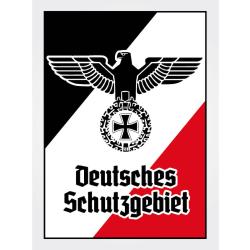 Blechschild - Adler D Schutzgebiet