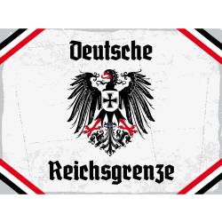 Blechschild - Adler D. Reichsgrenze