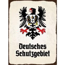 Blechschild - Adler D Schutzgebiet