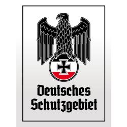 Blechschild - Adler D Schutzgebiet