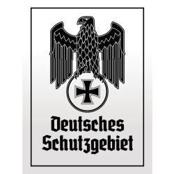 Blechschild - Adler D Schutzgebiet