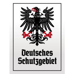 Blechschild - Adler D Schutzgebiet