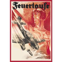 Blechschild - Feuertaufe - historisch