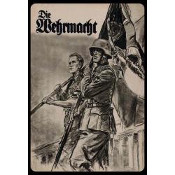 Blechschild - Die Wehrmacht - historisch