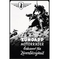 Blechschild - Zündapp - historisch