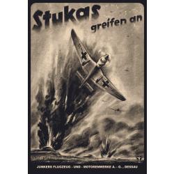 Blechschild - Stukas - historisch