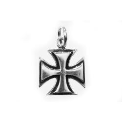 Schmuck Anhänger EISERNES KREUZ 2,4 cm Vintage Silber