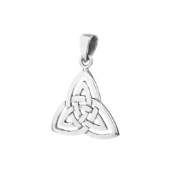 Keltischer Schmuck Anhänger TRINY 2 cm Irischer Symbolschmuck Silber