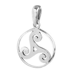 Schmuck Anhänger RINA 2.3 cm Keltische Triskele Silber